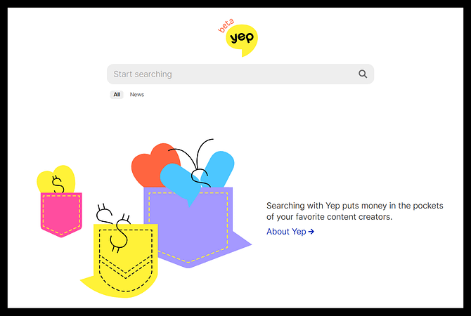 Yep: A Promising Content Creator-Friendly Search Engine 2 yep search engine